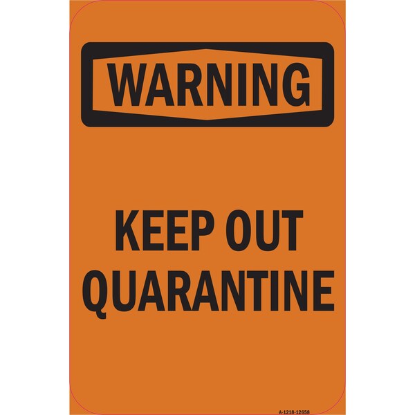 OSHA Notice-Fire Sprinkler Booster Pump Sign, Heavy Duty Sign or Label, 7" x 10", A-1218-12658